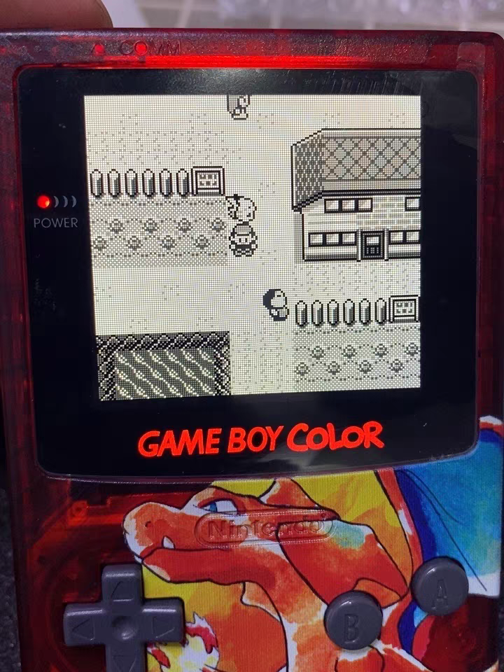 Rare Custom Gameboy Color - Pokemon Edition with LCD Backlit screen mod