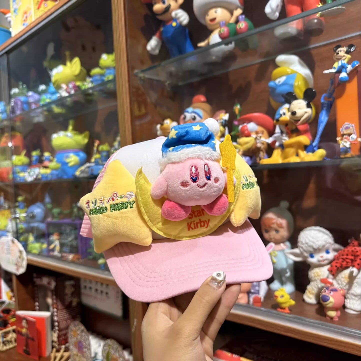 Kirby Lucky Star Custom plushie Hat Snapback Cap