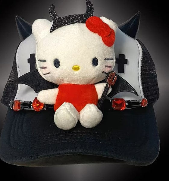 Hello Kitty Doll Custom Hat Snapback Cap