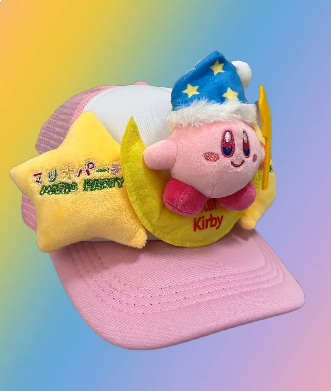 Kirby Lucky Star Custom plushie Hat Snapback Cap
