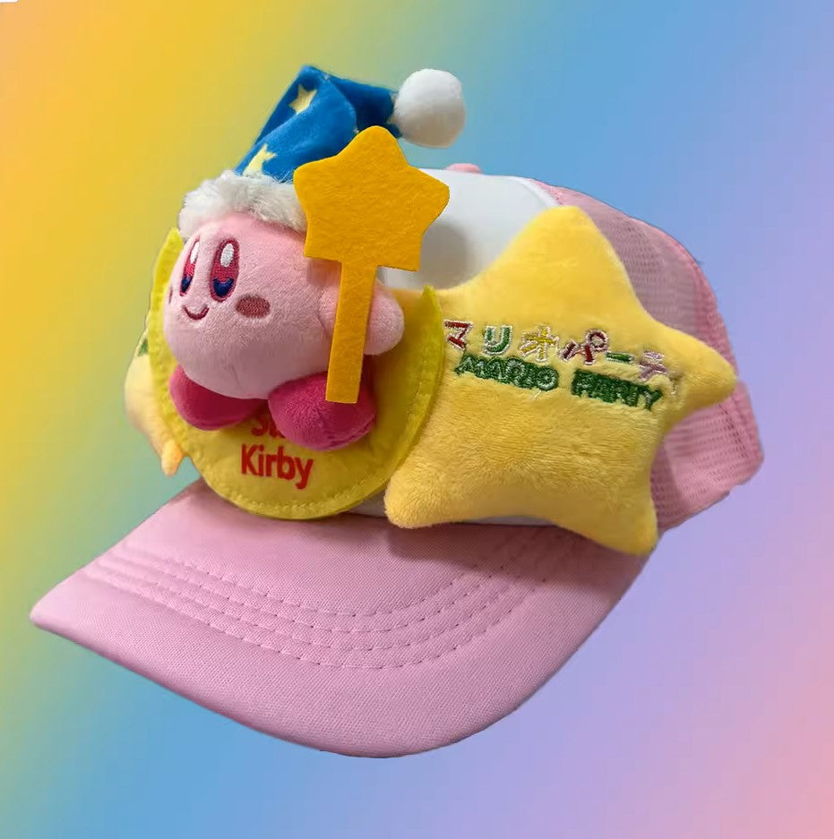 Kirby Lucky Star Custom plushie Hat Snapback Cap