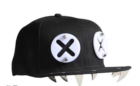 Eyes with Sharp Teeth Custom Design Hat Snapback Cap