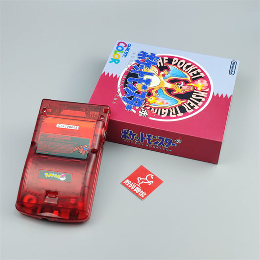 Rare Custom Gameboy Color - Pokemon Edition with LCD Backlit screen mod