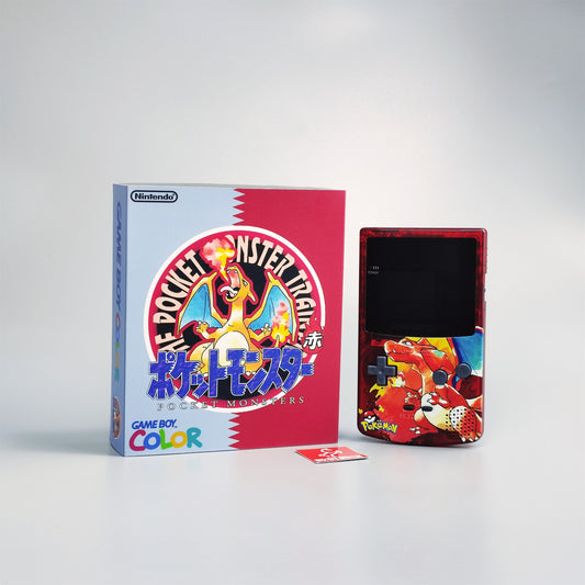 Rare Custom Gameboy Color - Pokemon Edition with LCD Backlit screen mod