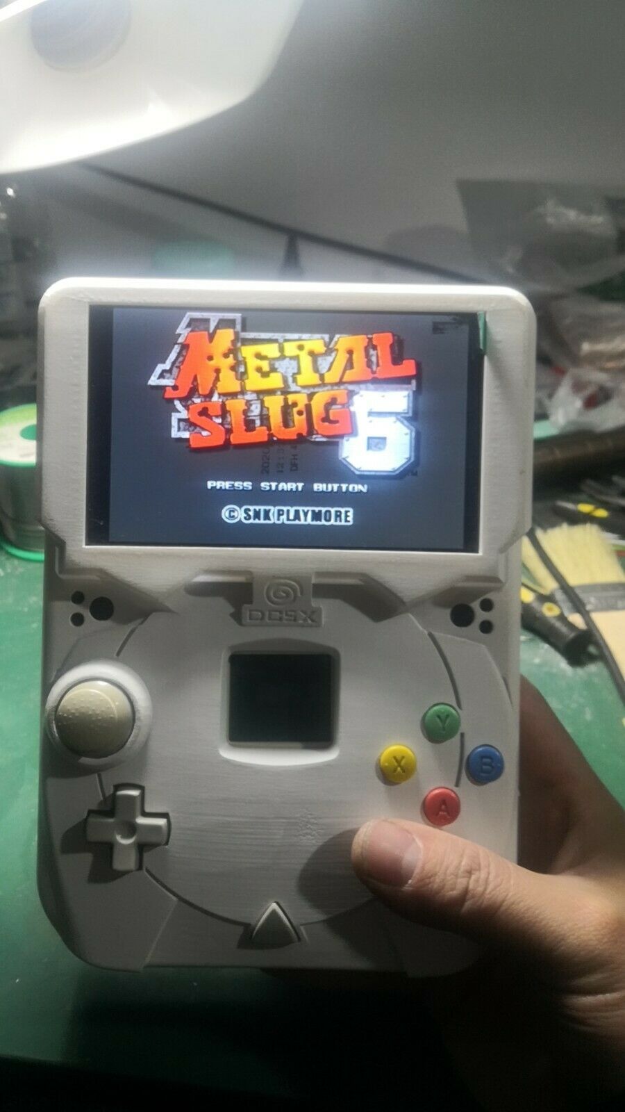Sega Dreamcast DC DIY Handmade Portable Handheld Game Console VMU GDEMU