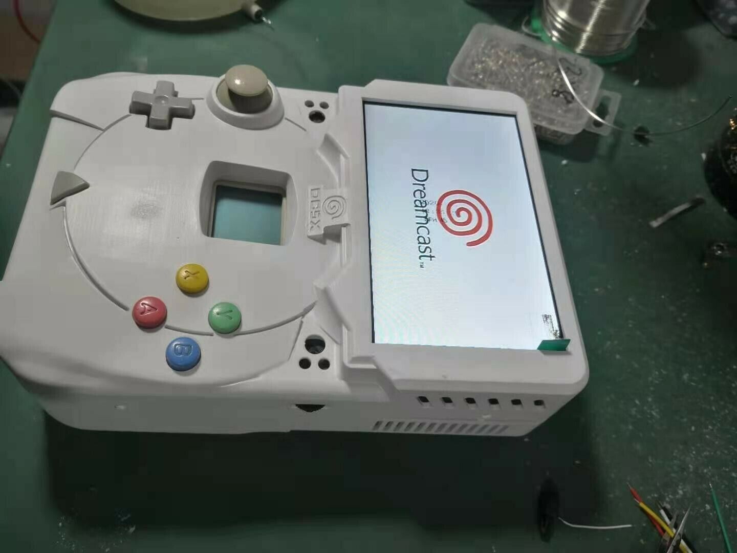 Sega Dreamcast DC DIY Handmade Portable Handheld Game Console VMU GDEMU