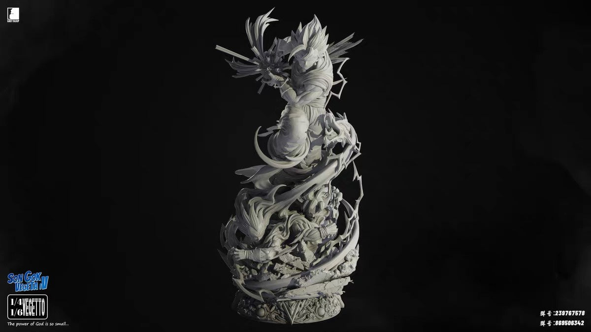 Last Sleep Vegetto Anime GK Resin Statue Figure (1:6 & 1/4)
