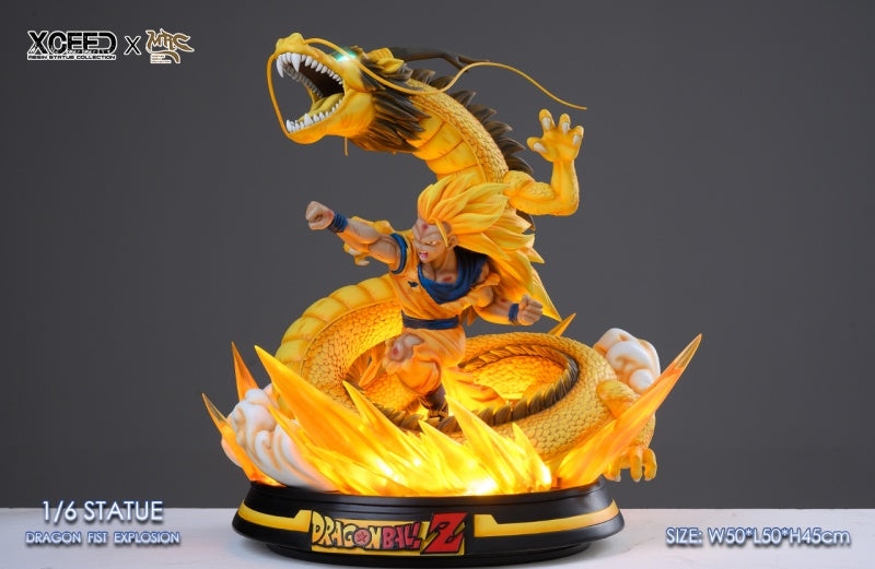 MRC & Xceed 1:6 Scale Goku & Shenron Dragonfist Explosion Gk Resin Statue Figure