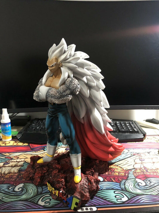 Dragonball AF Rare SSJ5 Vegeta Super Saiyan Resin Statue Figure DBZ Limited GK