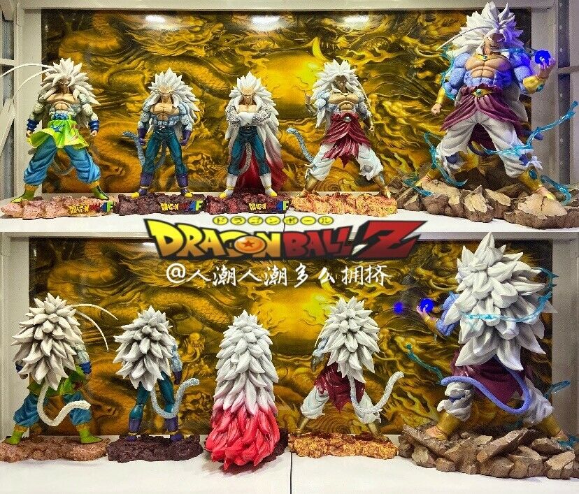 Dragonball AF Rare SSJ5 Vegeta Super Saiyan Resin Statue Figure DBZ Limited GK